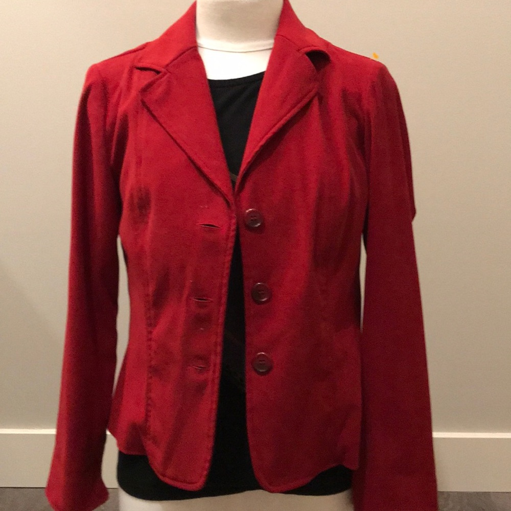 Xs petite Kim Rogers signature red blazer